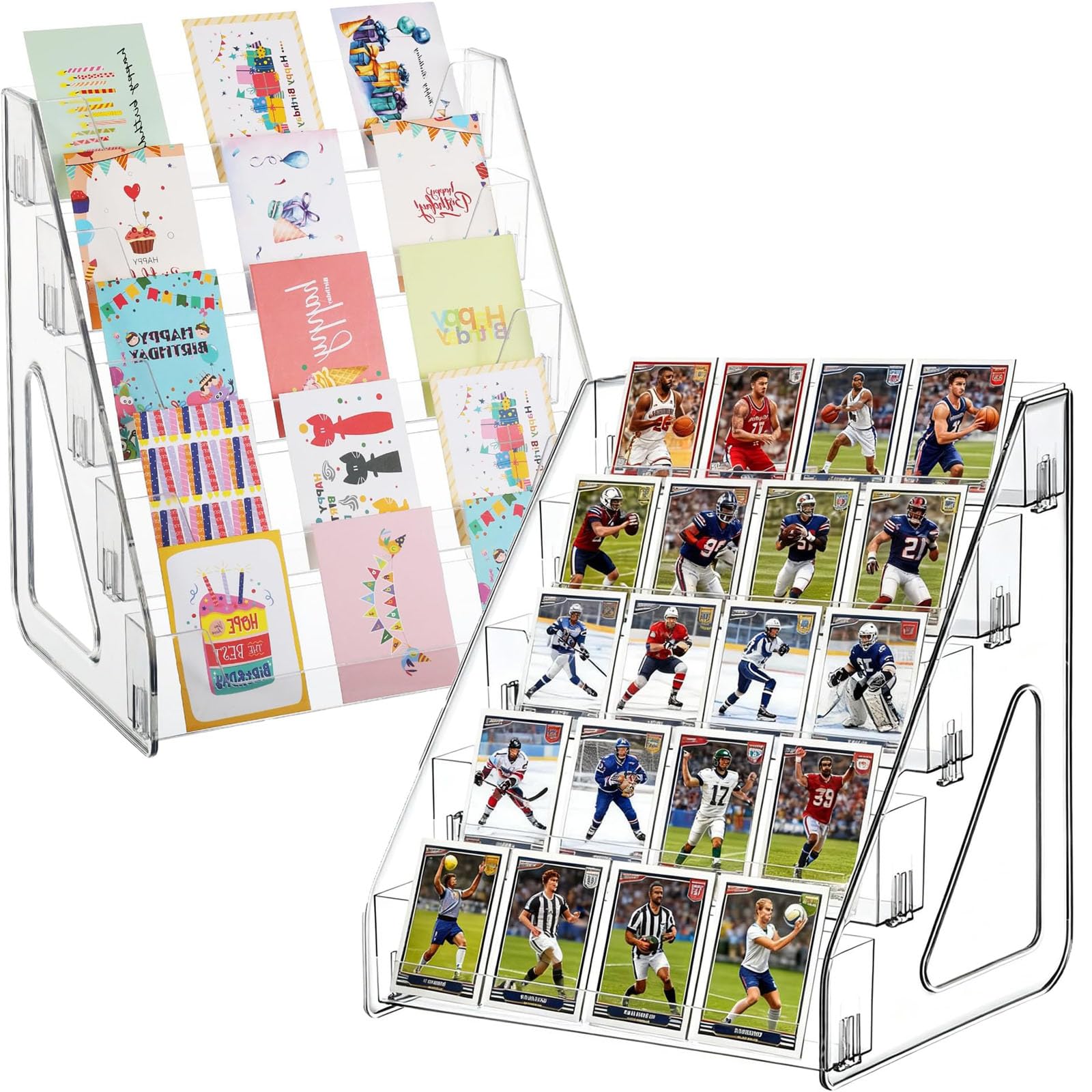 Présentoir de cartes de collection en acrylique transparent de qualité supérieure