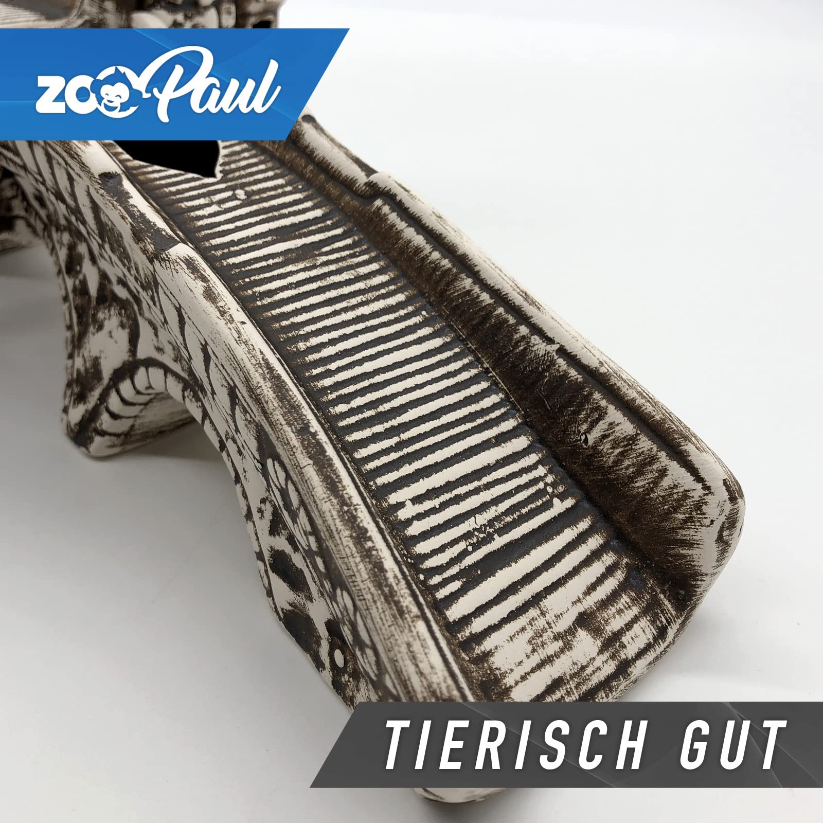 ZooPaul Deko Aquarium Brücke 5 TLG. XXL groß Dekoration Terrarium Zubehör Burg