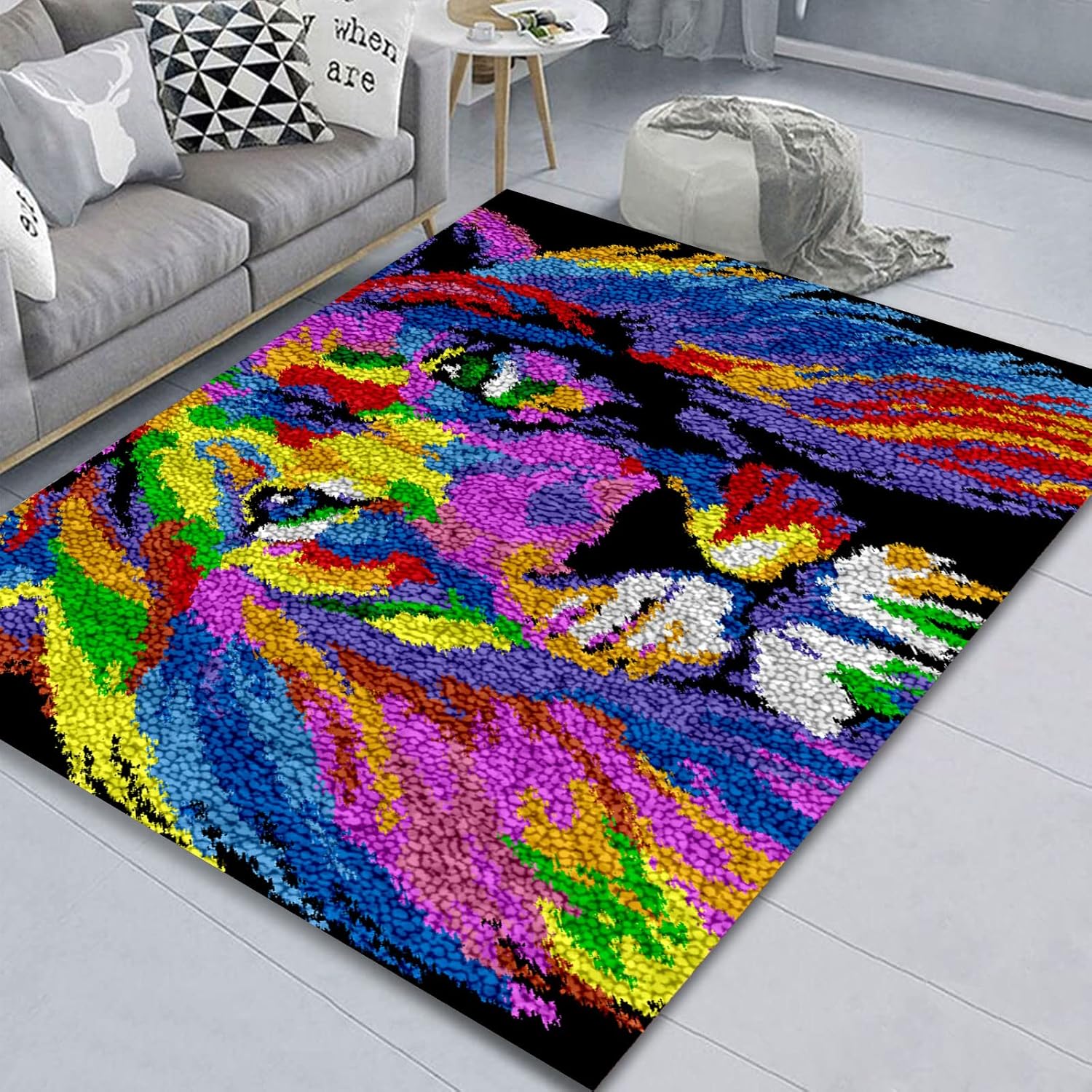 ZIVER Latch Hook Kits For Adults,Latch Hook Rug Kit For Beginner