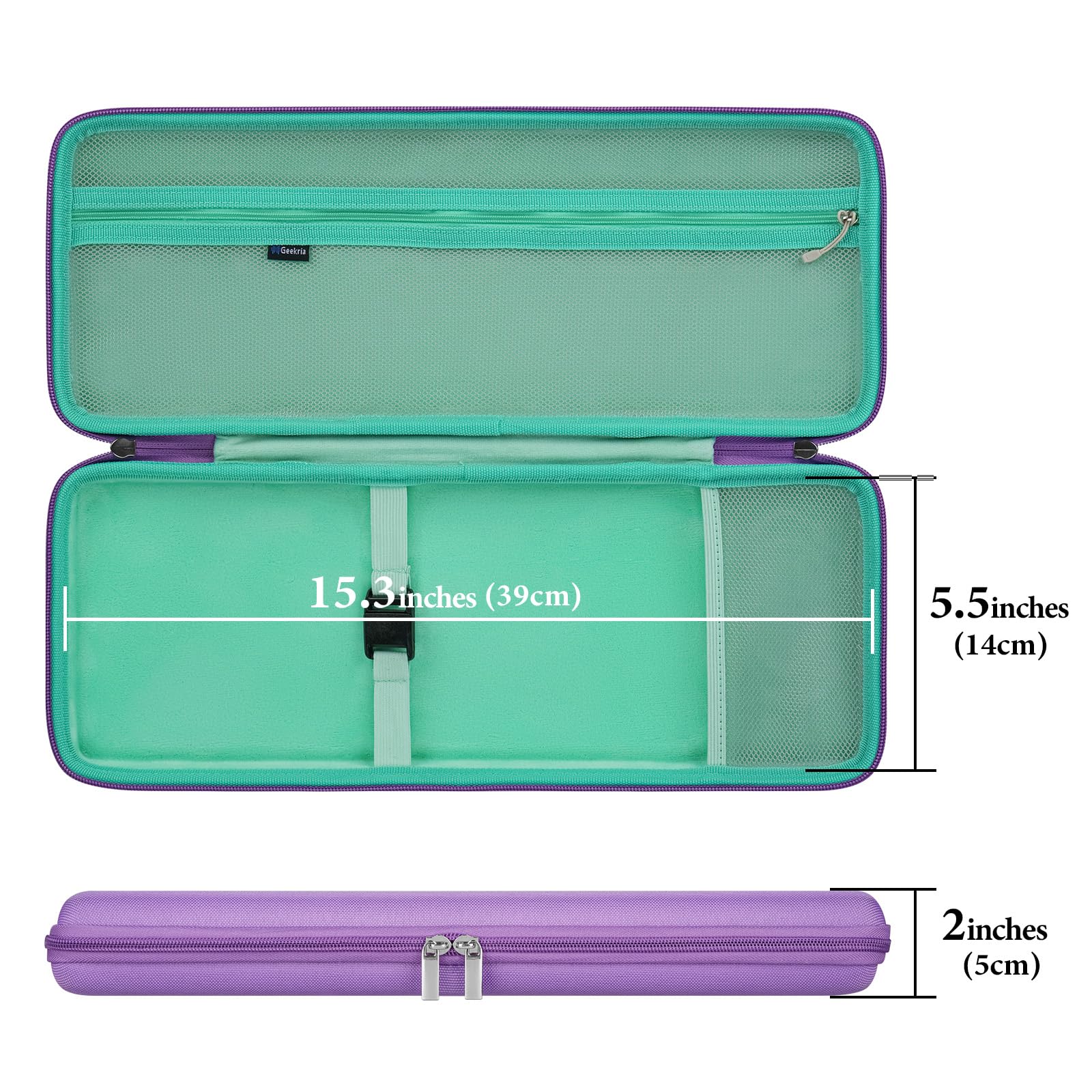 Geekria 75% -80% toetsenbord, Hard Shell Travel Draagtas voor 84 Key Geekria 75% -80% toetsenbord, Hard Shell Travel Draagtas voor 84 Key