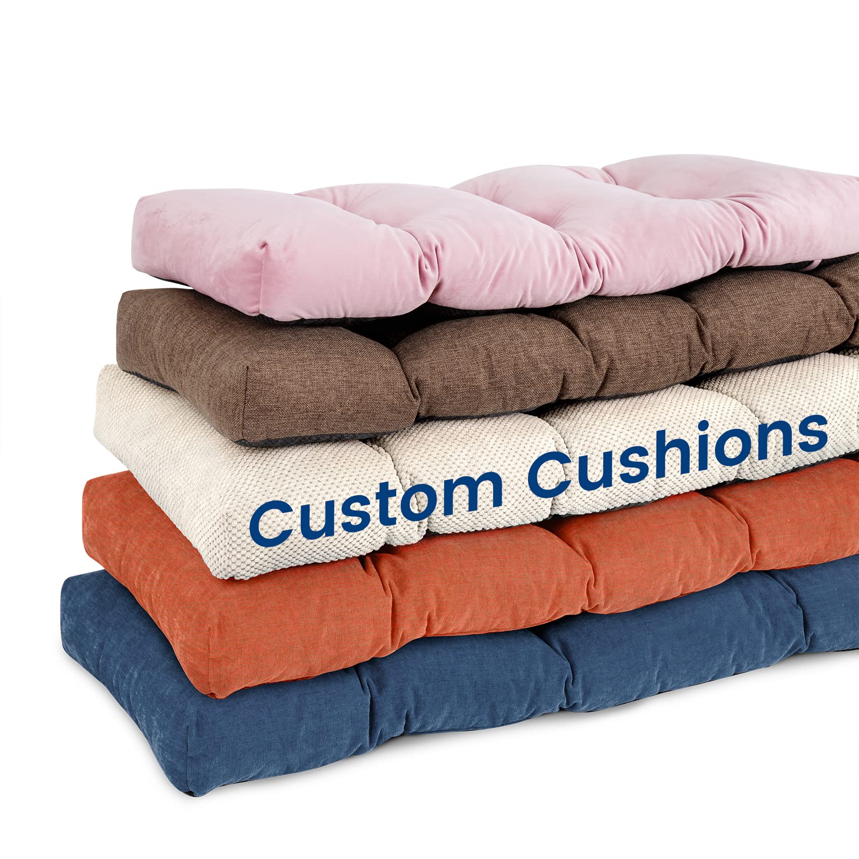 sutailocus Custom Bench Cushions for Indoor/Outdoor Furniture, Tufted Outdoor Bench Cushions for Window Sill/Piano/Porch Swing (Custom Sizes, Custom