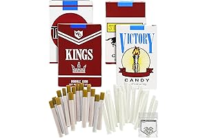 Classic Candy Cigarettes and Bubble Gum Variety Pack: Indulge in Sweet Nostalgic Treats