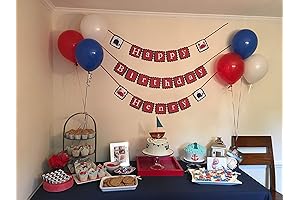 Nautical Happy Birthday Banner Featuring Dolphins and Sailboats