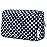 Narwey Cute Makeup Bag Travel Cosmetic Bag Organizer Toiletry Bag Make Up Bags with Compartments for Women Girls (Large, Polka Dot)