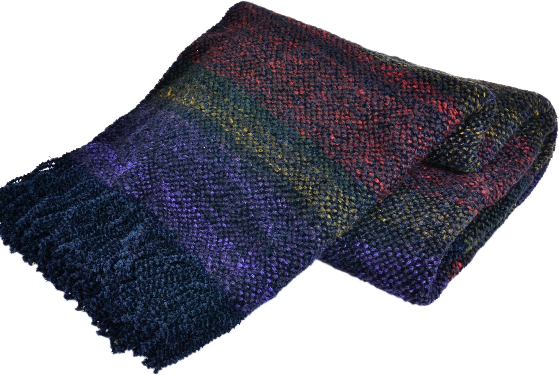 Bedford Cottage Kennebunk Home Cambridge Chenille Woven Throw, 50 by 70-Inch, Tartan
