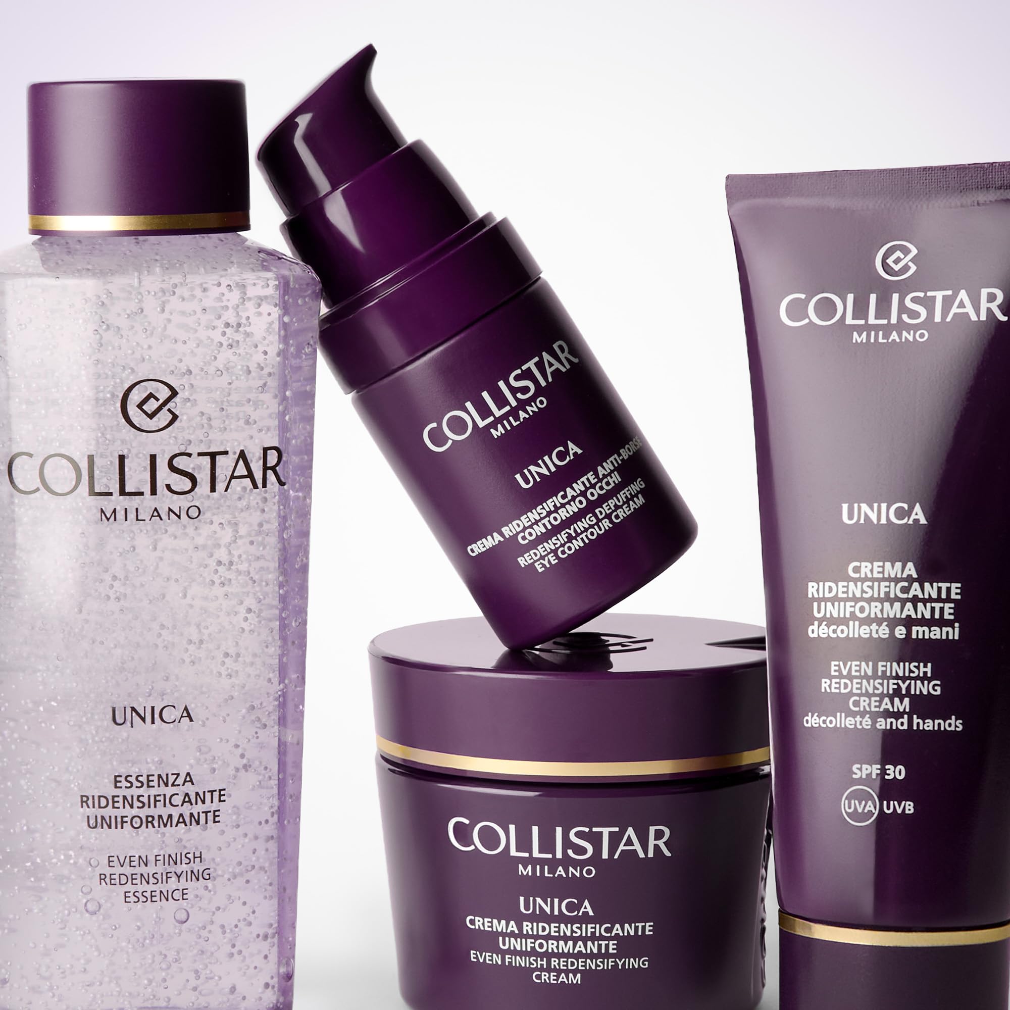 Collistar Unica Crema Viso Uniformante, Rende la Pelle Luminosa e Uniformata, Texture Ricca e Vellutata, Stimola la Produzione di Collagene, Senza Siliconi, 50 ml