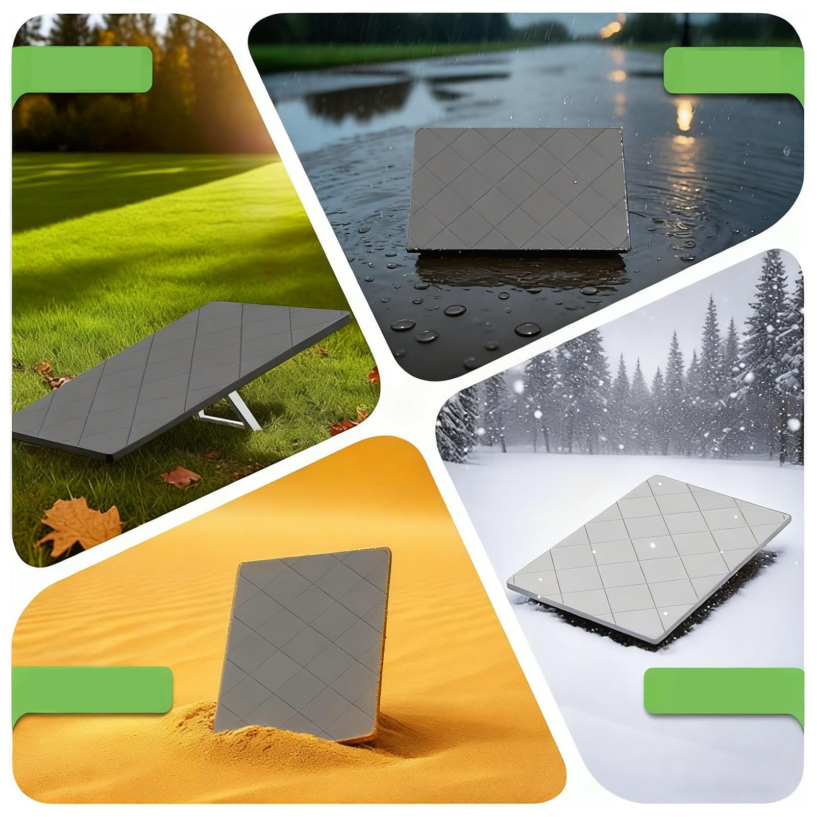 Funda Protectora de Silicona para Plato Estándar Gen 3, Funda Impermeable para Antena Satelital para Granizo y Lluvia, Diseño Hexagonal a Prueba de Golpes, sin Bloqueo de Señal (gris oscuro)
