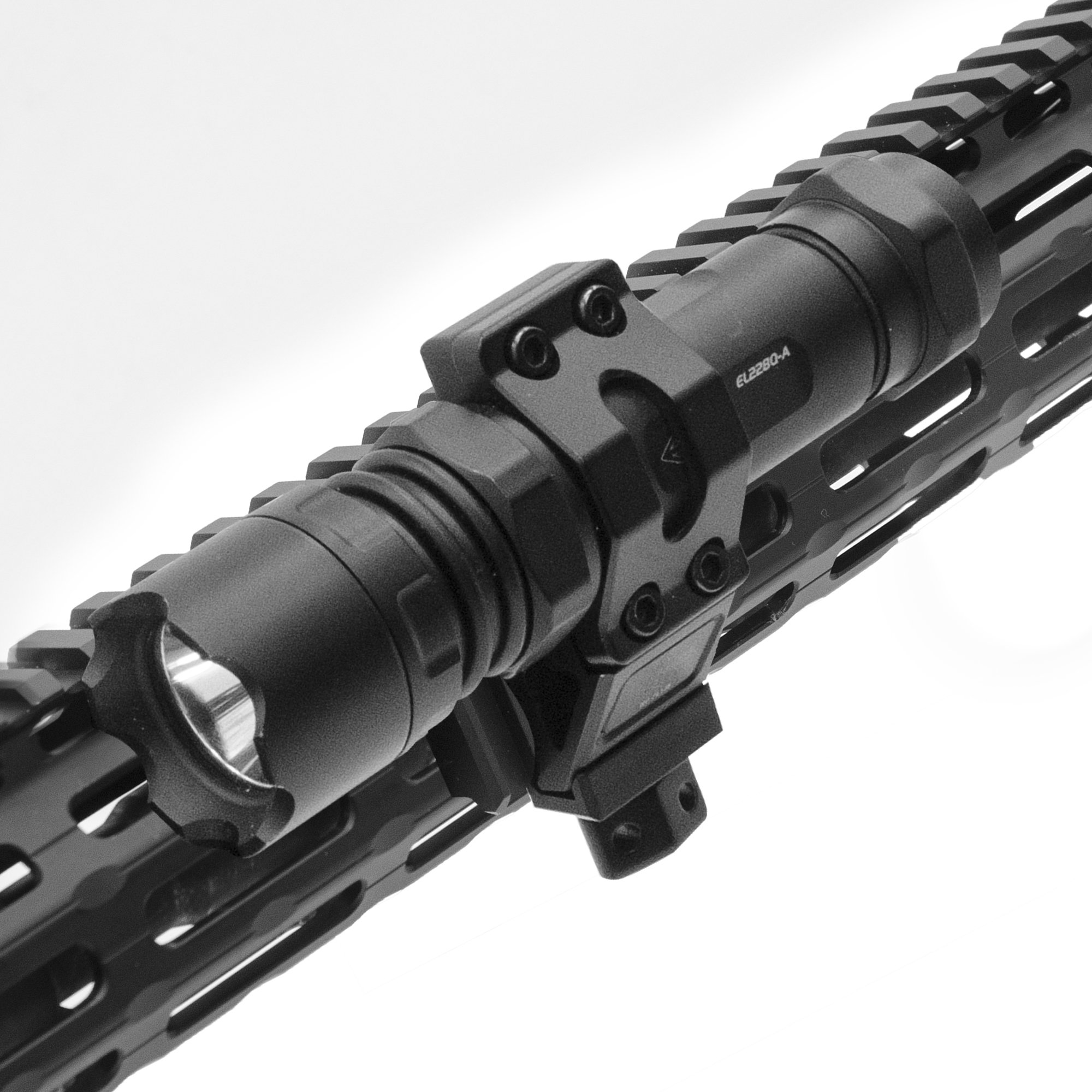 UTG Pro M-LOK 4-Slot Picatinny Rail Section, Black