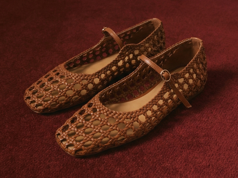 Amazon.com | Molozoey Woven Mesh Ballet Flats for Women with Metal Amazon.com | Molozoey Woven Mesh Ballet Flats for Women with Metal