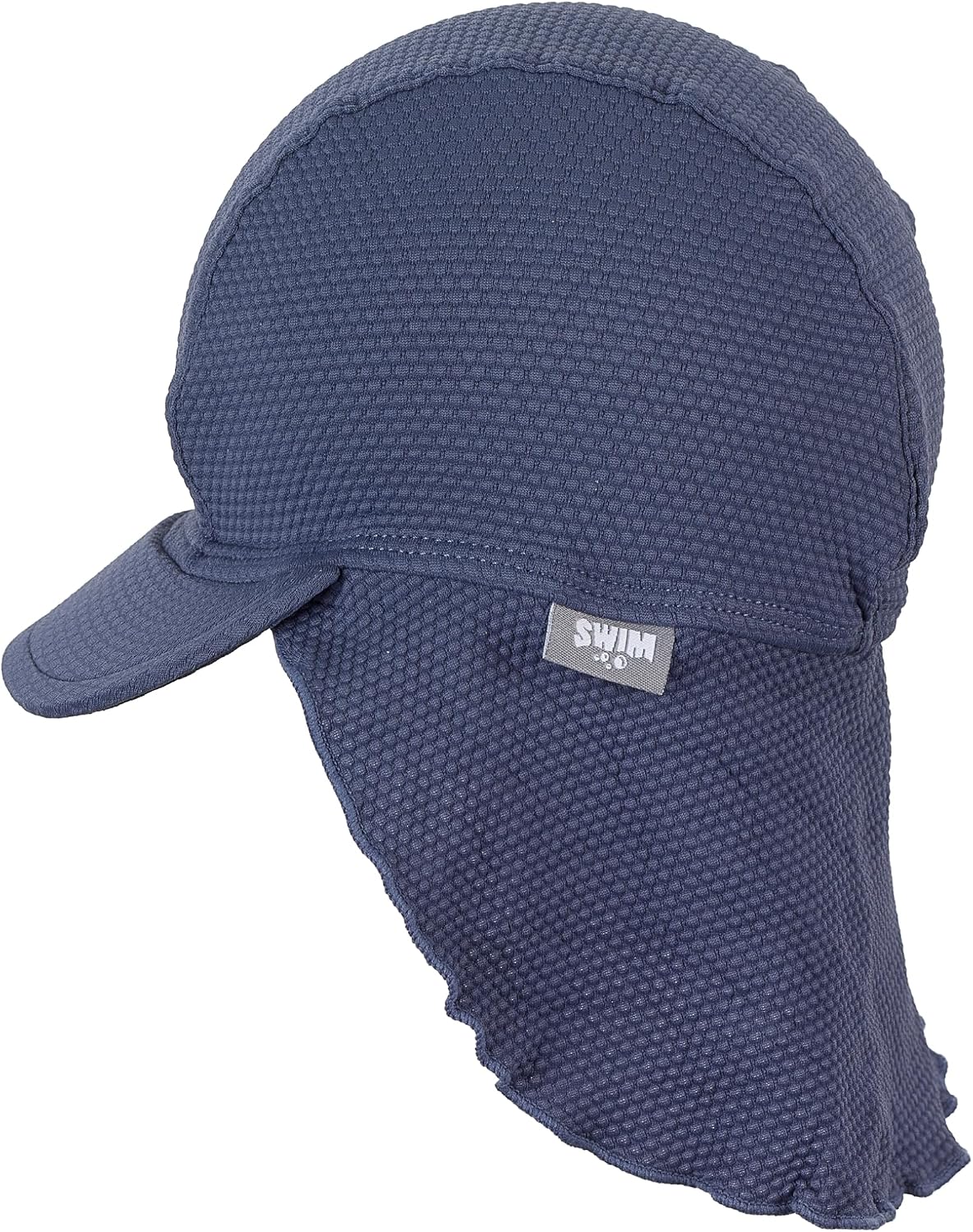 Sterntaler Schirmmütze mit Nackenschutz Struktur, Boy's Swimming Cap with Neck Protection Structure, Blue,, blue