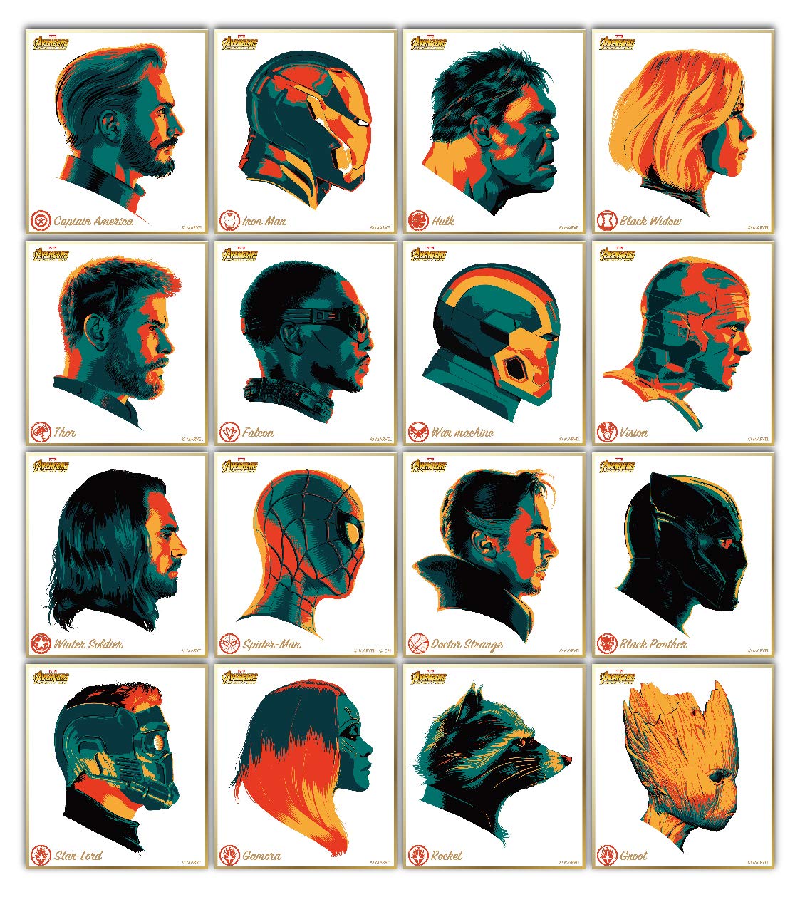 アベンジャーズ　色紙　MARVEL　インフィニティウォー　BOX Amazon.co.jp: アベンジャーズ/インフィニティ・ウォー ビジュアル色紙