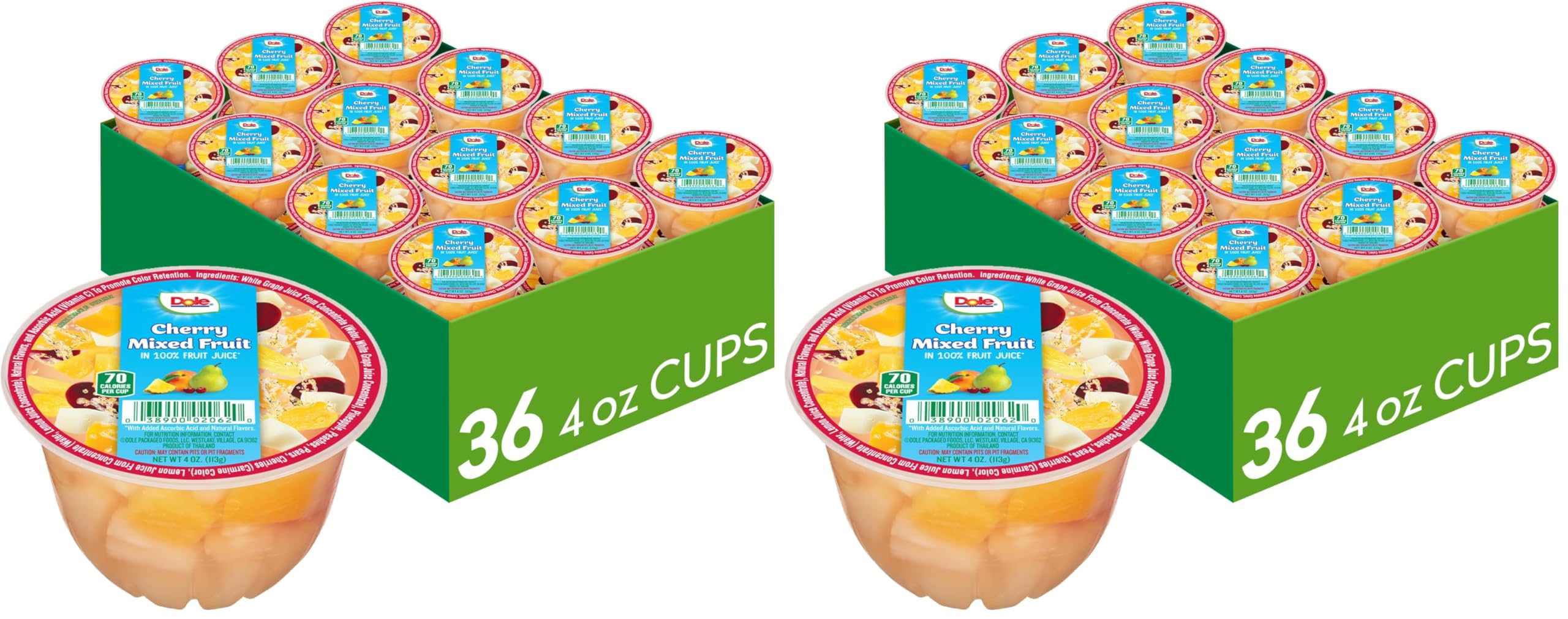 Dole Fruit Bowls Cherry Mixed Fr