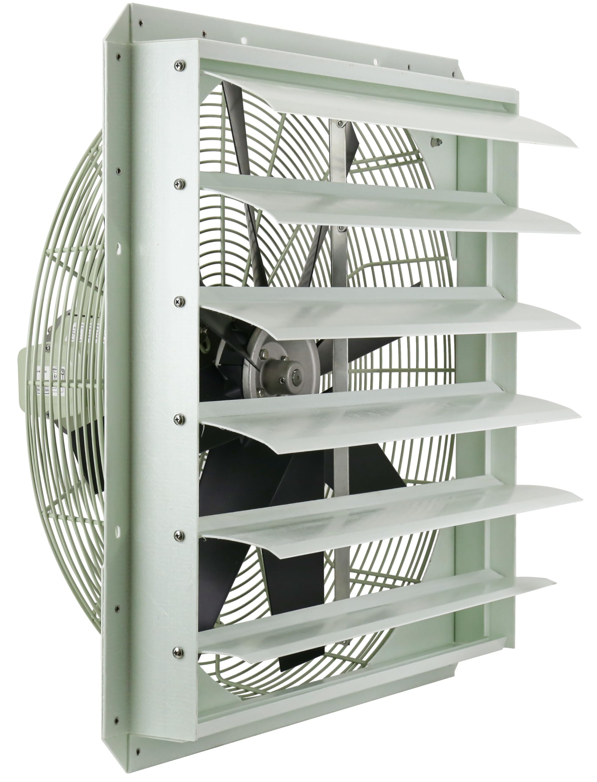 iLiving 24-Inch Corrosion Resistance Shutter Exhaust Fan, Single Speed