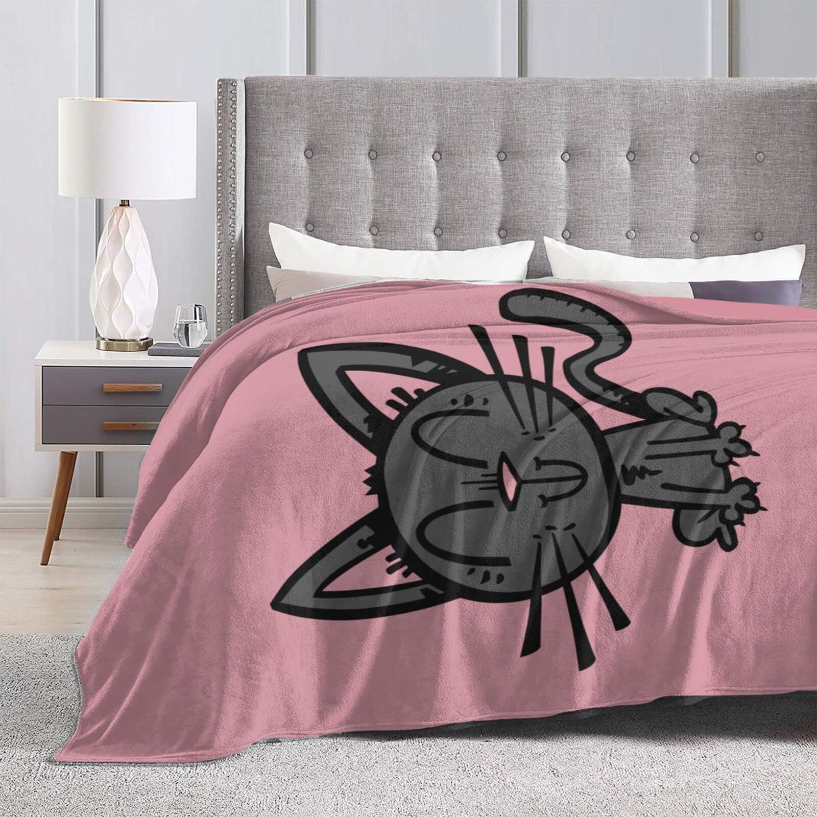 Halloween Cat Throw Blanket 50