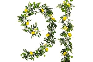 Lively Lemon Garland: A Refreshing Touch of Nature
