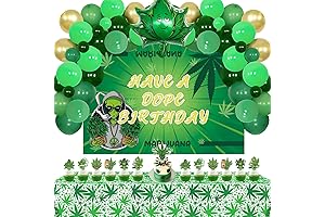 4/20 Party Decorations: Explore the World of Weed Decor with our Premium Set