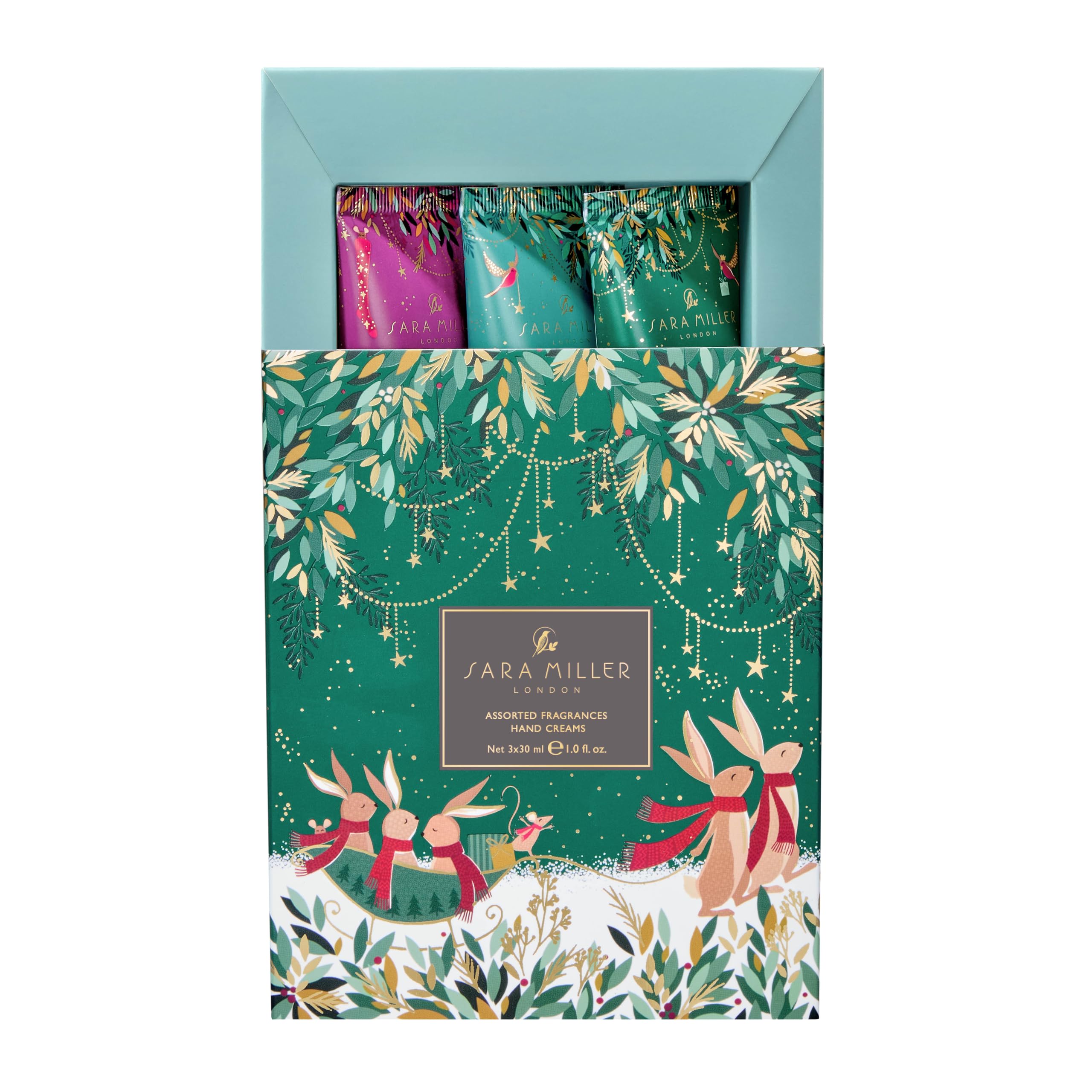 Sara Miller Beauty Hand Cream 3x 30ml, Moisturiser Leaving Hands Soft and Scented, Mango Butter, Fig Leaf, Travel Size - Image 4