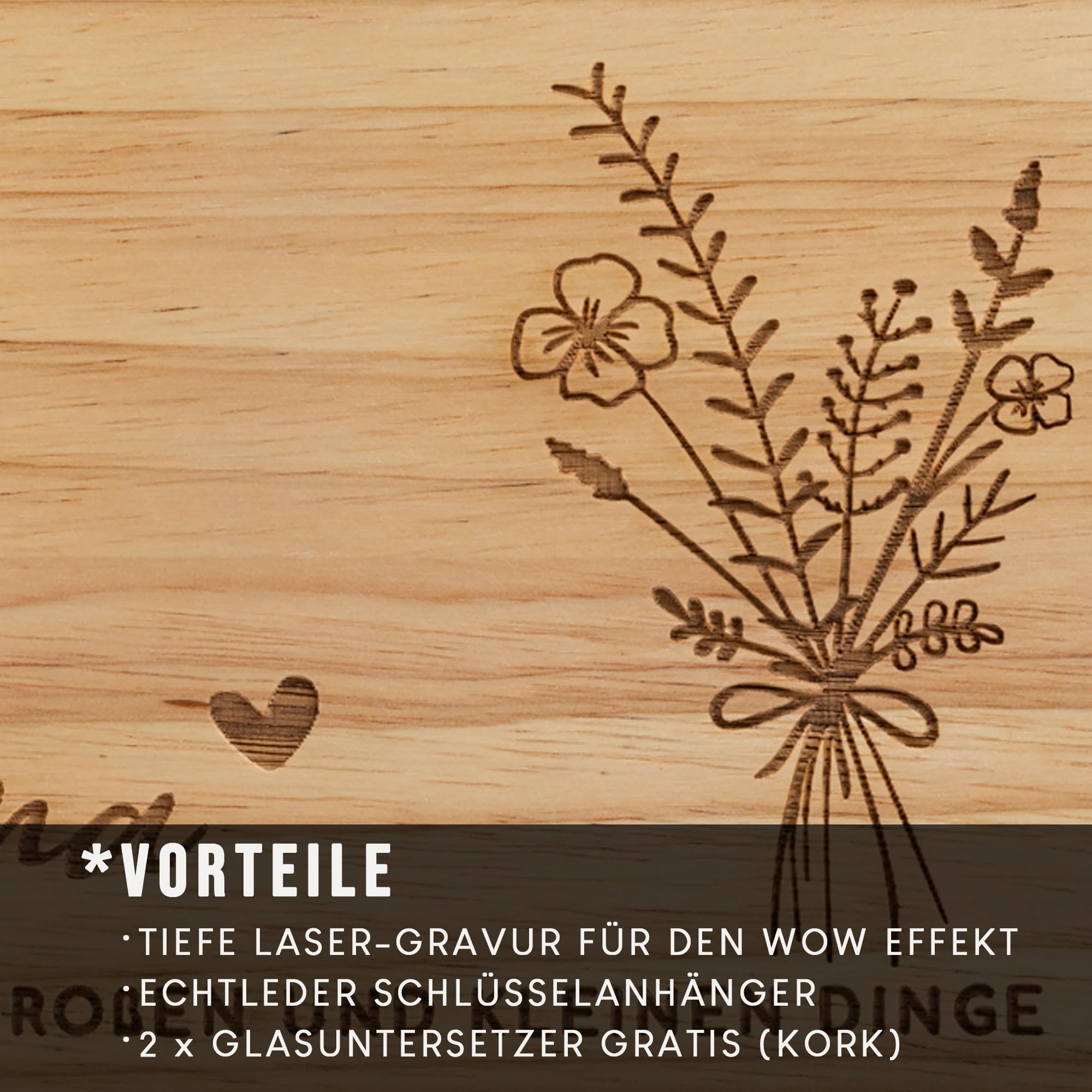 kupi Geschenkset Oma und Opa Geschenke für Großeltern | Brettchen Oma und Opa Frühstücksbrettchen mit Gravur | Geschenk Holzbrettchen Set