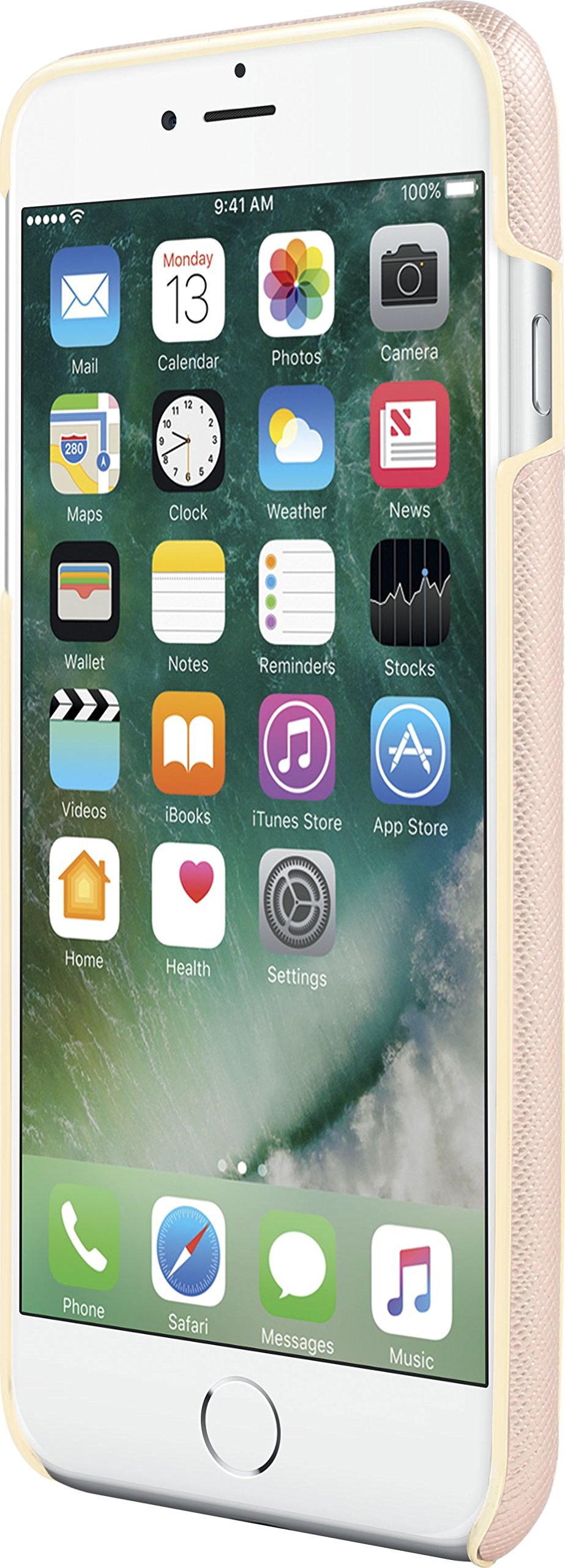kate spade NEW YORK - ケイトスペード iPhone 7 ラップ スマホケース ローズゴールドxゴールド kate spade new york Wrap Case [Shock Absorbing] fits Apple