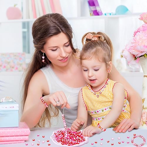 Vista 27 de Augshy 700 cuentas de letras blancas del alfabeto para hacer bricolaje (0.236 pulgadas)