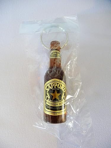 Miniatura 3 de Sapporo Mini réplica de botellas de cerveza/llavero abrebotellas