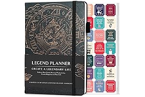 Legend Planner – Goal Tracker Journal to Achieve Goals and Enhance Happiness