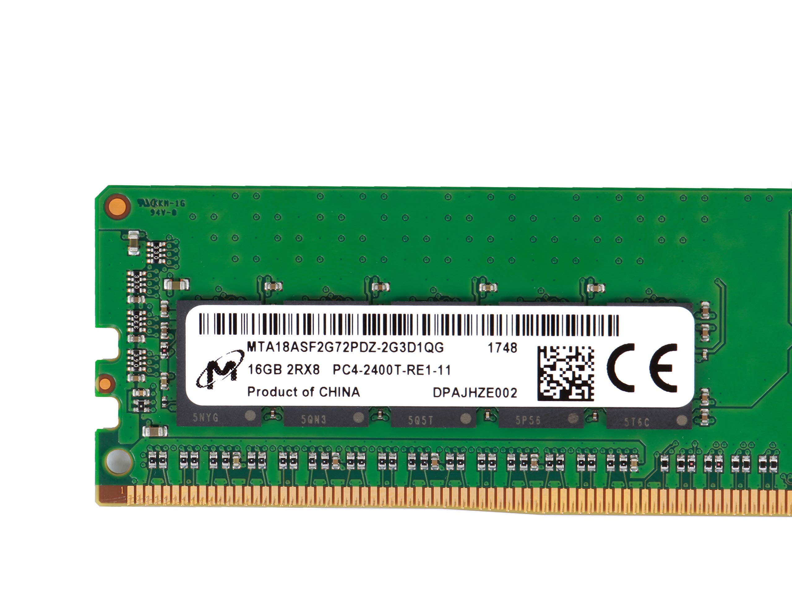 M*M様 メモリー16GB 2Rx8 PC4-2400T-RE1-11 Micron 8GB (1x8GB) DDR4 2400MHz RAM Memory PC4-2400T-SA1-11