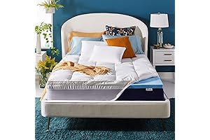 Saatva Dual Layer 4 Inch Memory Foam Mattress Topper: Indulge in Plush Comfort