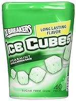 Vista 5 de ICE BREAKERS ICE CUBES Sandía Slushie con sabor a sandía, hecho con botellas de chicle sin azúcar de xilitol, 3.24 onzas (6 unidades, 40 piezas)