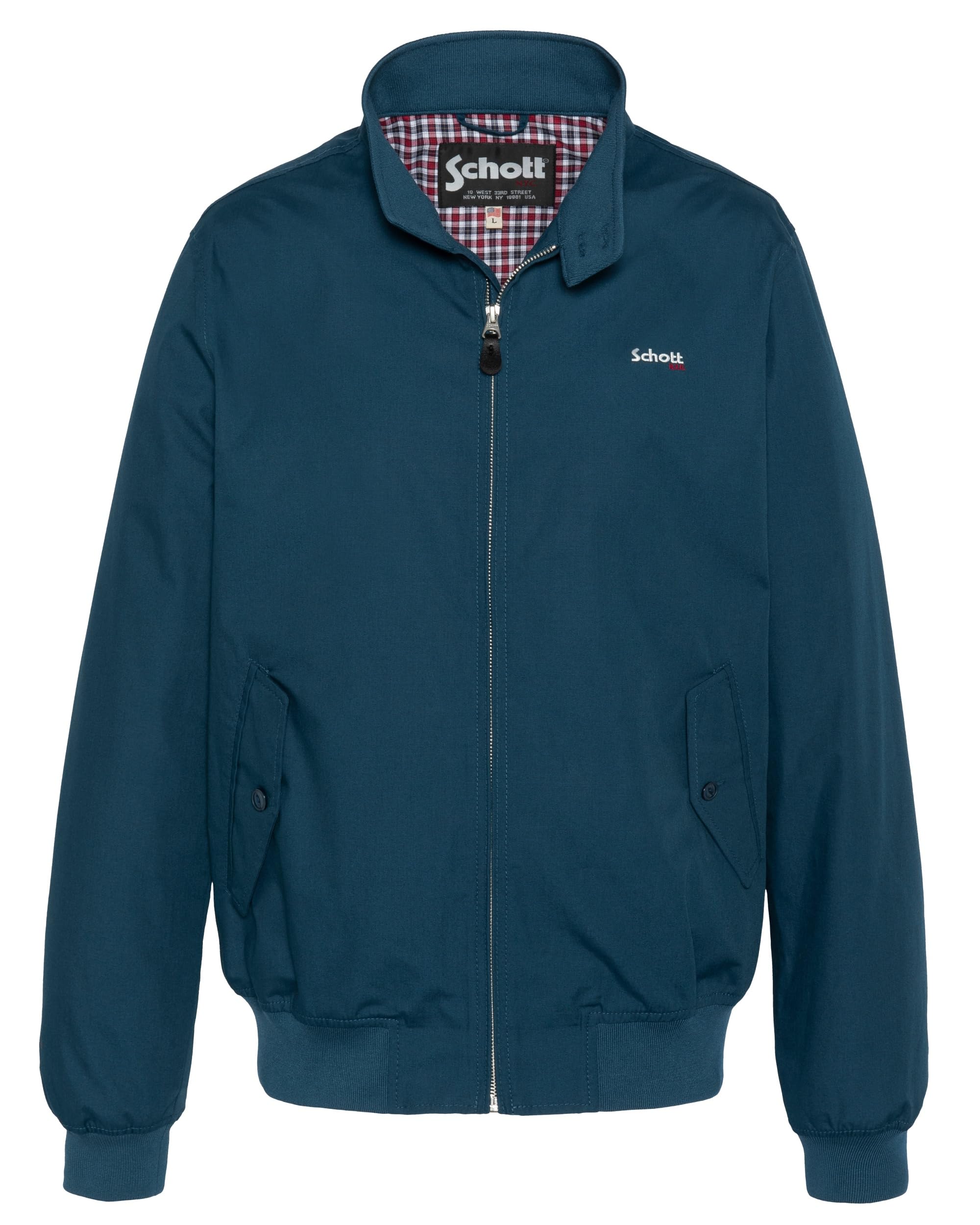 Schott NYC Men's Jacket, RAF BLUE, 3XL