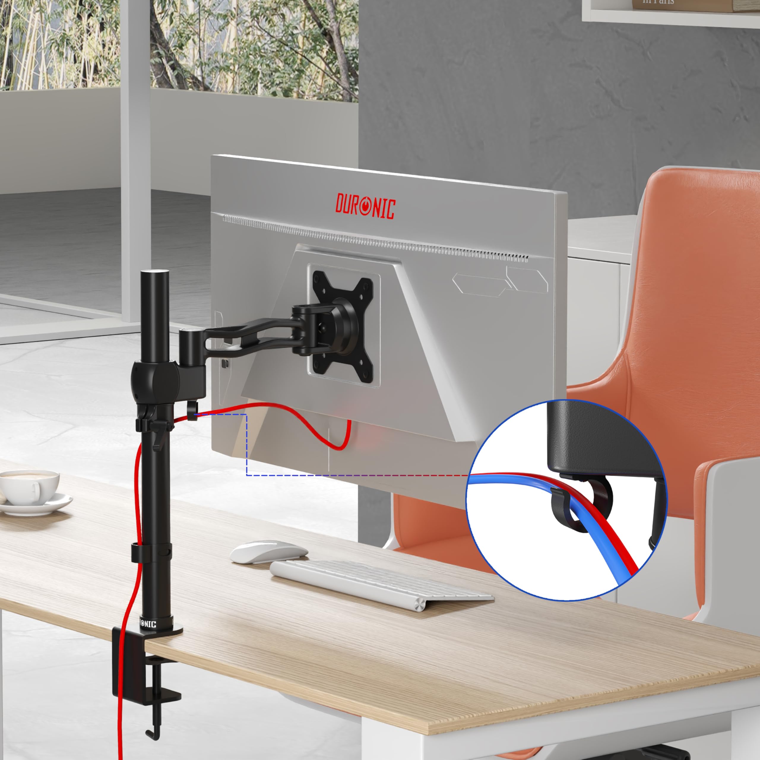 Amazon.co.jp: Duronic DM351X2 シングルモニターアームスタンド