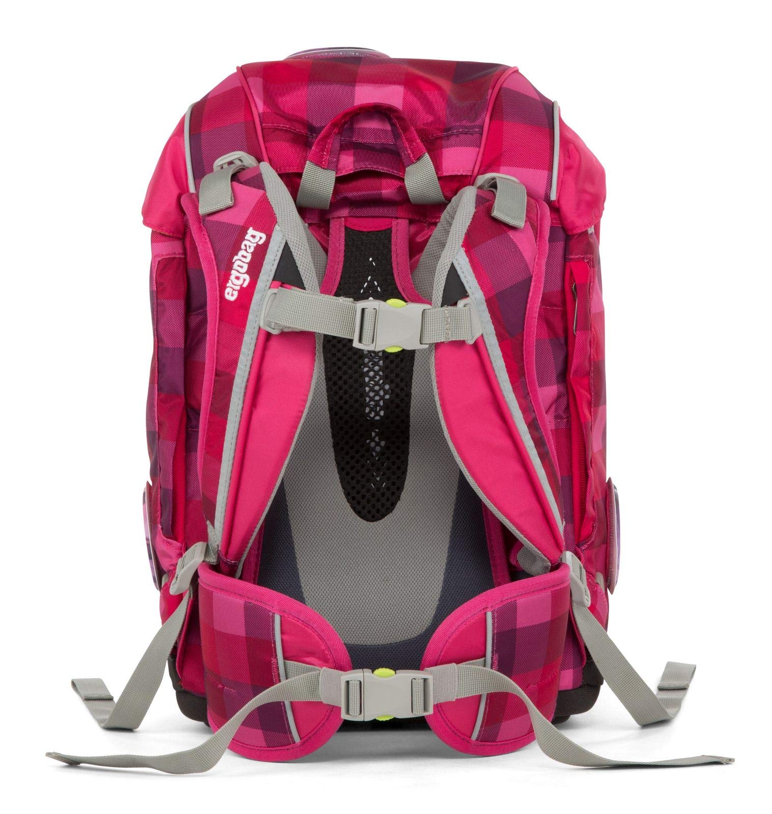 Ergobag pack Schulrucksack-Set RhabarBär (6tlg.), 35 cm, 20 L, Lila Kontrollen