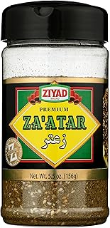 Ziyad Shaker Premium Za'atar Spice Blend, Flavorful Spices, No Additives, No Preservatives, No Salt, No MSG, 5.5 oz