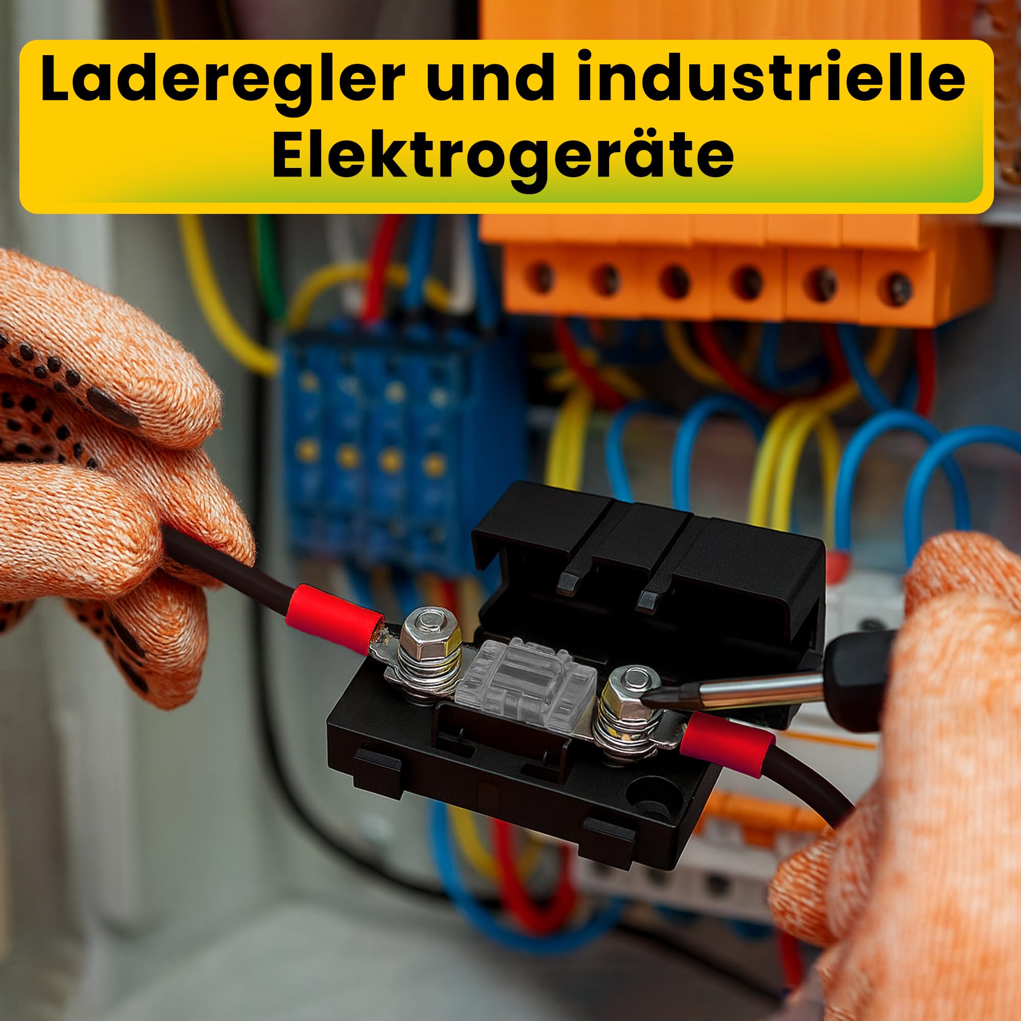 2,5 m 16 mm² kabel do akumulatora z bezpiecznikiem MIDI przyłącze zaciskowe do M8