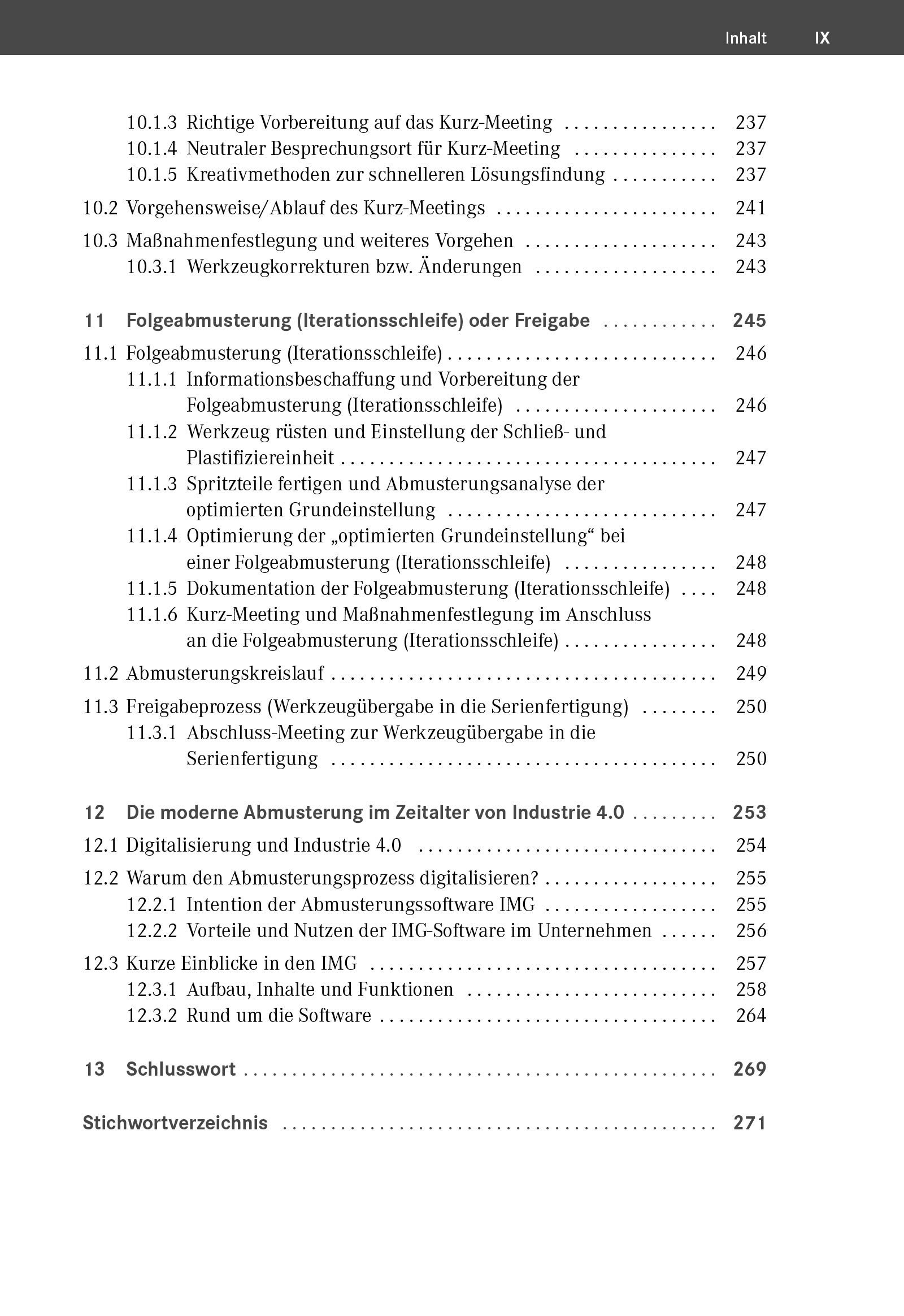 Abmusterung von Spritzgießwerkzeugen: Strukturierte und analytische Vorgehensweise