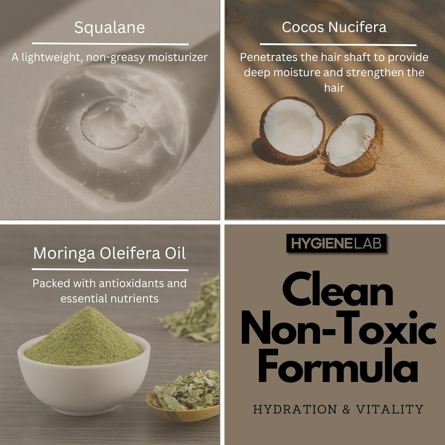 HygieneLab Conditioner for Men- EWG Verified, Best Men's Conditioner for all Hair Types, Unscented - Sulfate and Paraben Free, Lightweight, Hydrating, and Softening Formula, 10 fl oz - Image 6