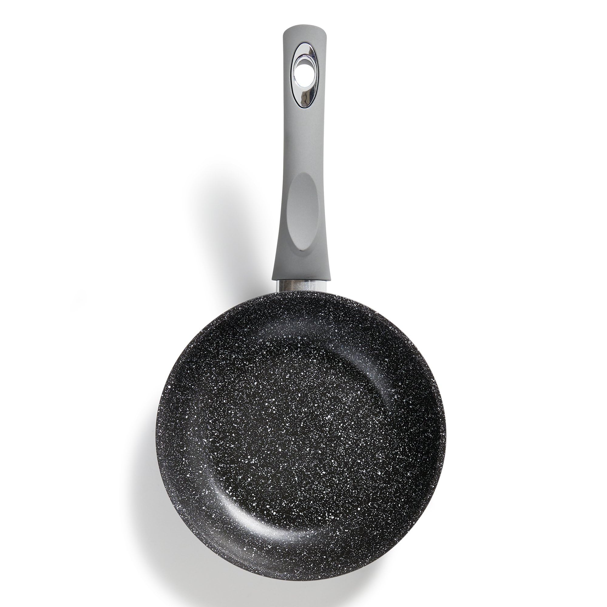 STONELINE GOURMUNDO Sartén Antiadherente 20 cm Sartén Inducción MADE IN GERMANY Revestimiento Antiadherente con Partículas de Piedra Reales, Todo Tipo de Cocinas, Cocinar Sin Grasa