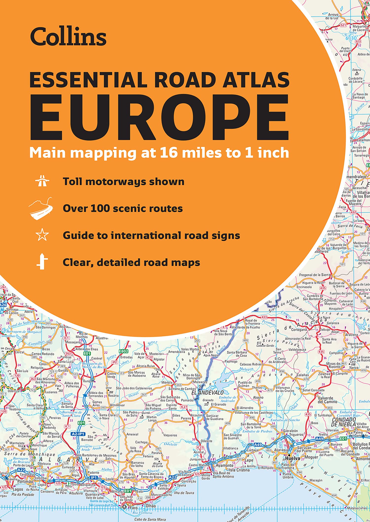 Collins Essential Road Atlas Europe: A4 Paperback By Collins Maps