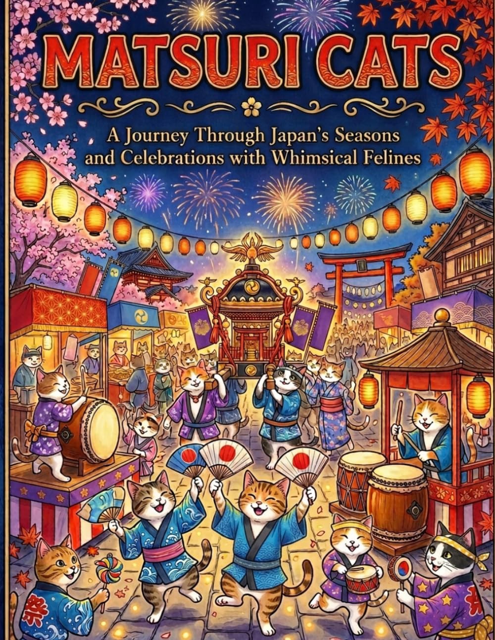 MATSURI CATS: A Journey Through Japan’s Seasons and Celebrations with Whimsical Felines