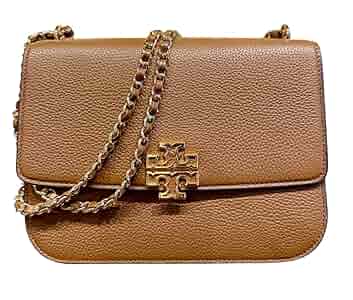 Tory Burch 138724 Britten Pebbled Moose Leather With Gold