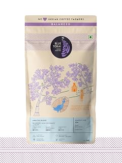 Blue Tokai Coffee Roasters Amaltas Blend - Light Roast | Whole Bean 250g | Rich & Creamy | 100% Arabica Beans | Specialty Coffee | Freshly Roasted Coffee Beans