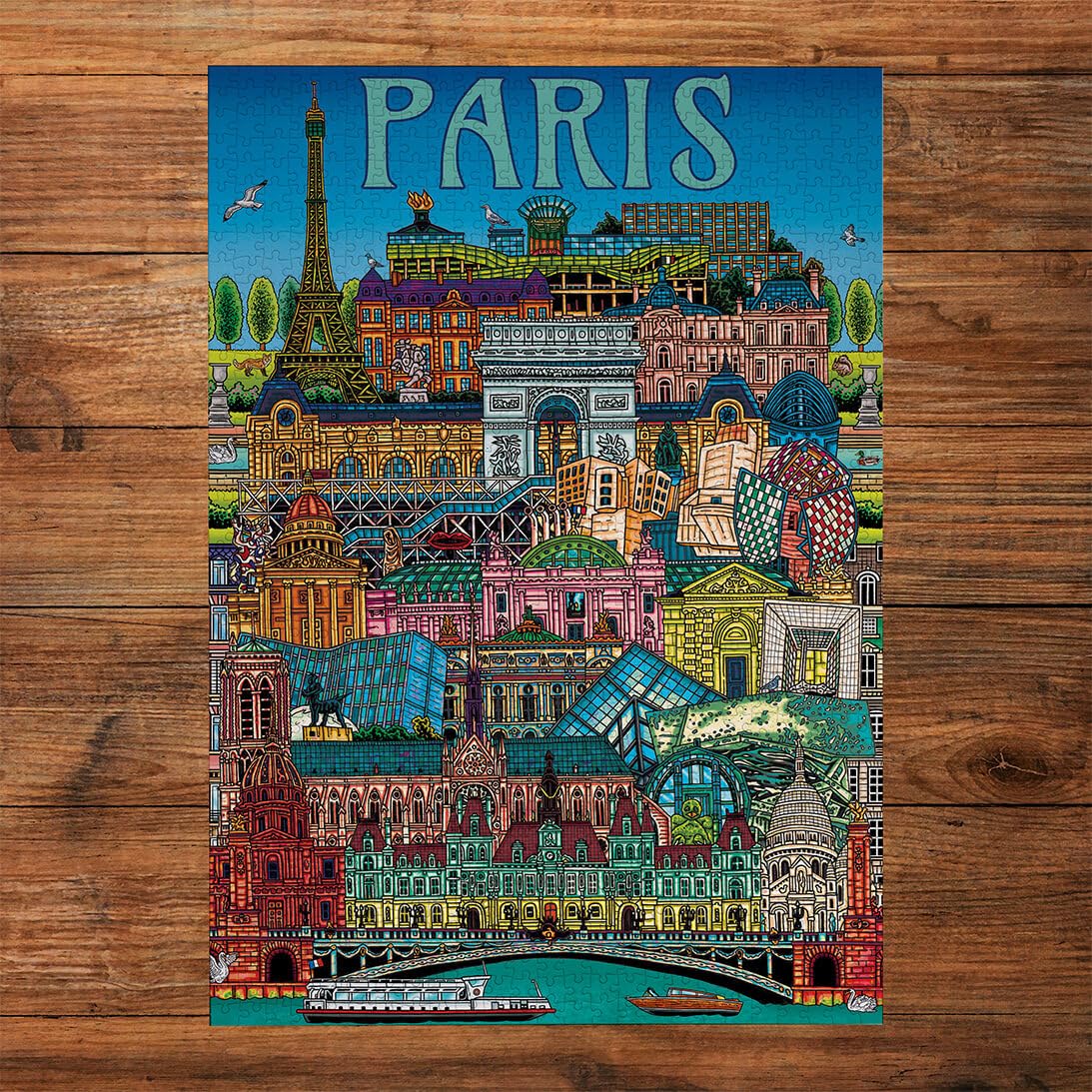 Gibsons Paris Cityscape Jigsaw Puzzle 500 Pieces for Adults & Teens Premium Puzzle with Thickest Board France Architecture & Landmarks Sustainable 100% Recycled Great Gift Idea - Image 2