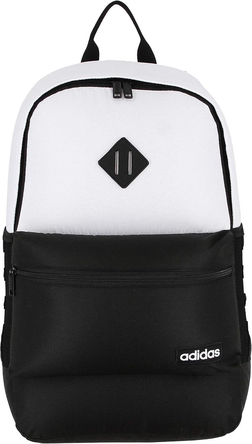 adidas unisex-adult Classic 3S Backpack, Neo White/ Black, One Size