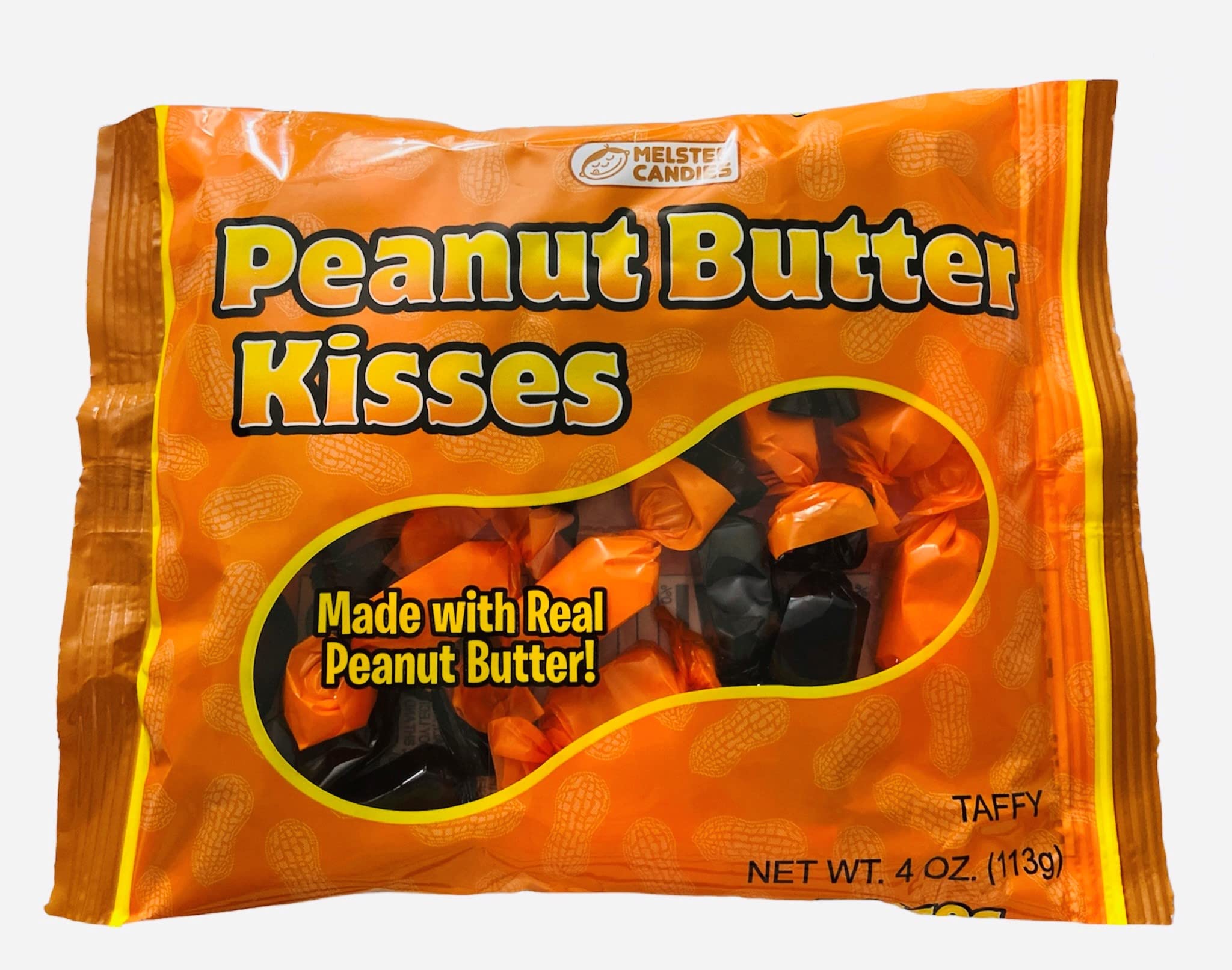 Melster Peanut Butter Kisses, Ounce Bag, Gluten Free Halloween Candy
