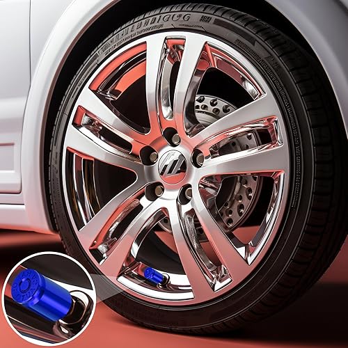 Vista 124 de Tapas de válvula de neumático, aleación de aluminio, anticorrosivas, a prueba de polvo, para automóviles, SUV, camiones, bicicletas, motocicletas