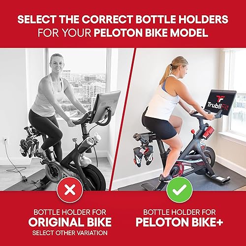 Miniatura 9 de TrubliFit Portabidones extra grandes para bicicleta Peloton original o Peloton Bike+  Diseño totalmente metálico  Compatible con YETI + Nalgene +