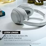 Sony ULT WEAR Casque sans fil à réduction de bruit avec basses puissantes et design confortable, Noir - Nouveau | Modes de basses Ult Button, Réduction de bruit à double capteur, 30 h avec réduction de bruit activée, Bluetooth 5.2 avec Ldac, Multipoint, Alexa intégrée