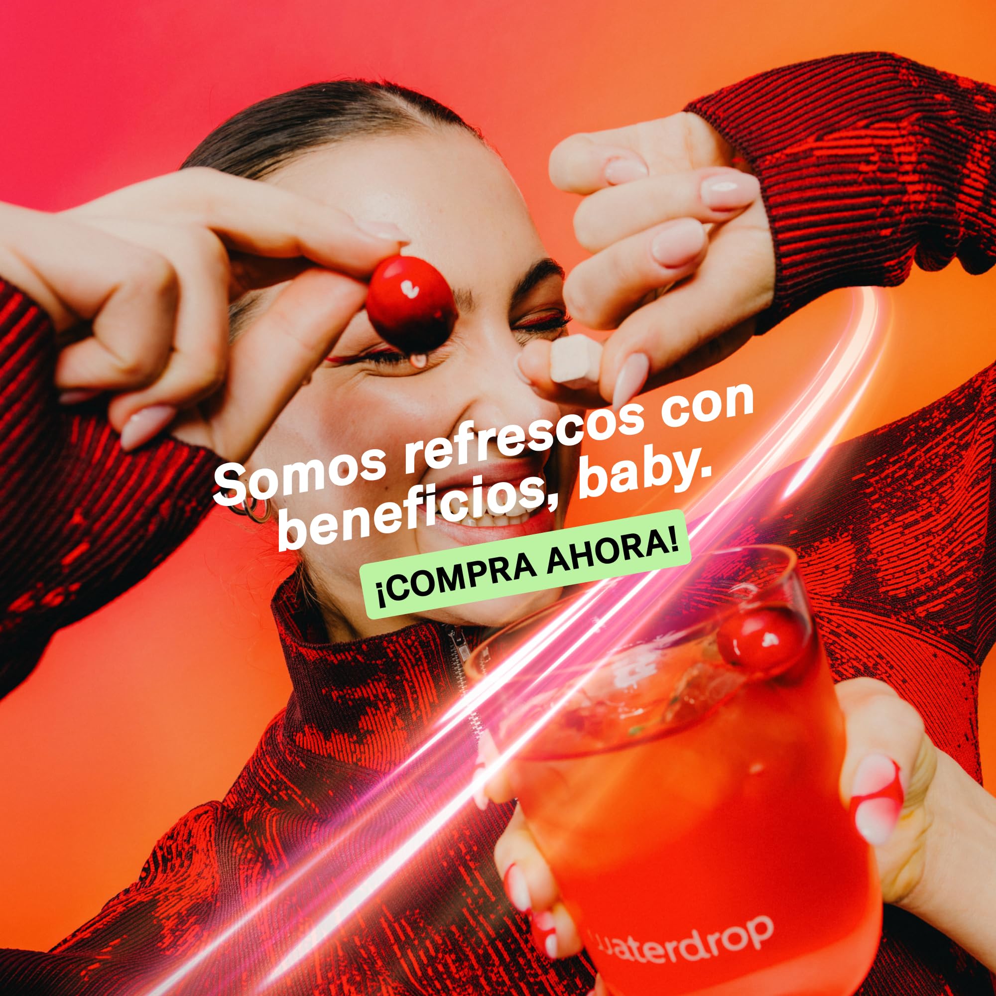 waterdrop® Microdrink Mix, 36 Pastillas Saborizantes Para Agua, Bebidas Mix Sabores COLA, LIMÓN, CEREZA.Sin Azúcar, baja en calorías y con vitaminas, Bebida Instantánea, Polvo de Hidratación