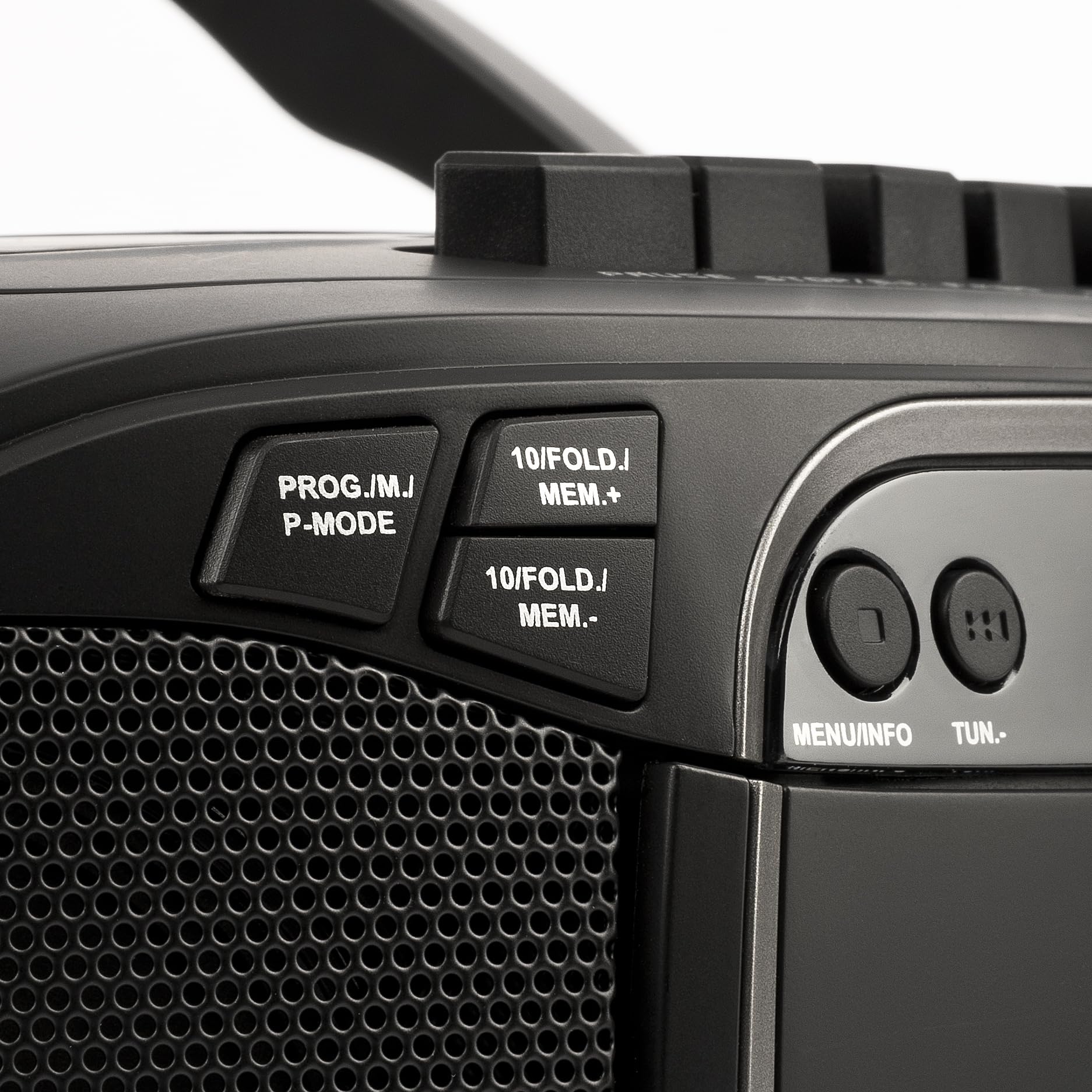 Trevi CMP 576 Stereo Portatile DAB FM, Boombox con Lettore CD e Musicassette, Ingressi USB, AUX-IN e Presa Cuffia