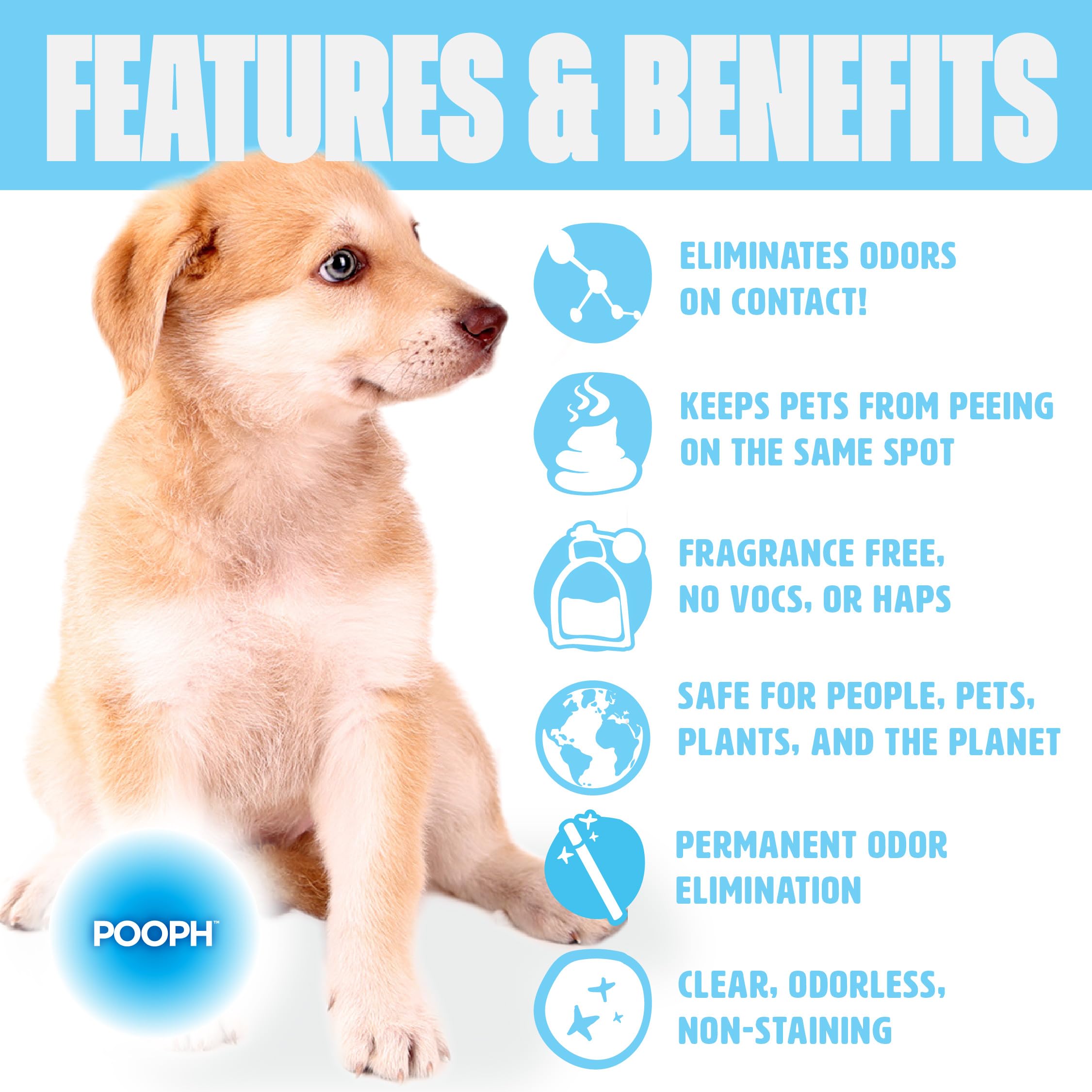 Snapklik.com : Pooph Pet Odor Eliminator, 20oz Spray - Dismantles Odors ...